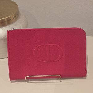 Dior Beauty Zippered Pouch/Cosmetic Bag